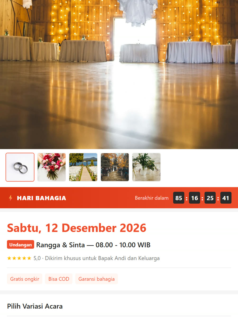 Shopee Wedding